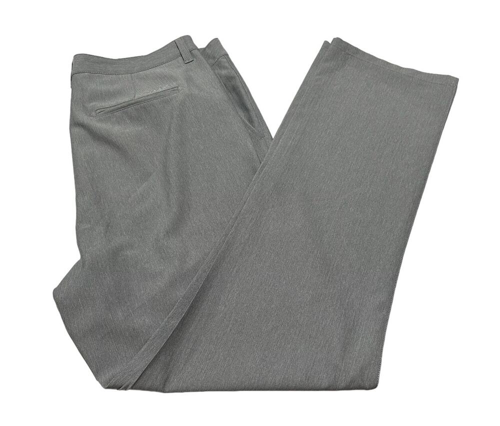 TRAVIS MATHEW Men’s Dress Golf Pants Size 40 Light Gray 34L Wrinkle Resistant